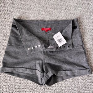 GUESS Women's Gray Shorts| High Waisted | High Stretch, Size M | New w/ Tags